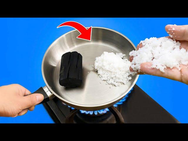 Just put Salt and Charcoal in a Pan, and see what happens!