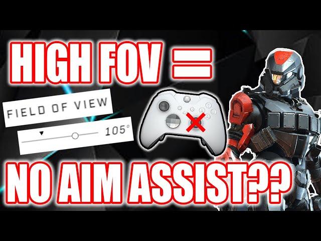 DOES MAX FIELD OF VIEW MAKE YOU LOSE AIM ASSIST?? | HALO INFINITE