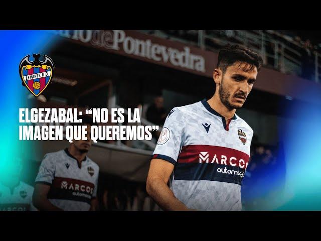 Elgezabal: “No es la imagen que queremos” | Levante UD