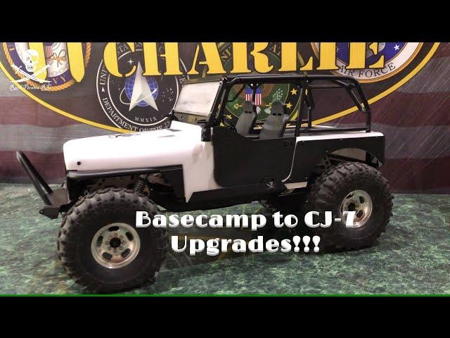 AXIAL SCX10-III BASECAMP CONVERSION TO CJ7 AND UPGRADES!