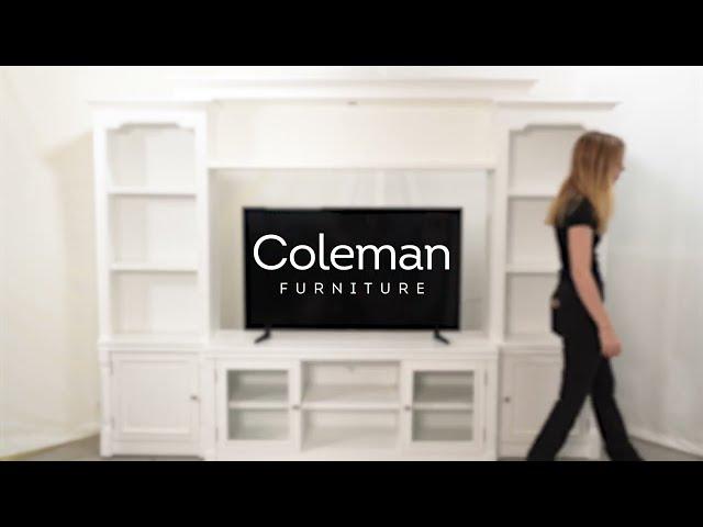 Virginia Entertainment Center for TVs up to 65" from Coleman Furniture