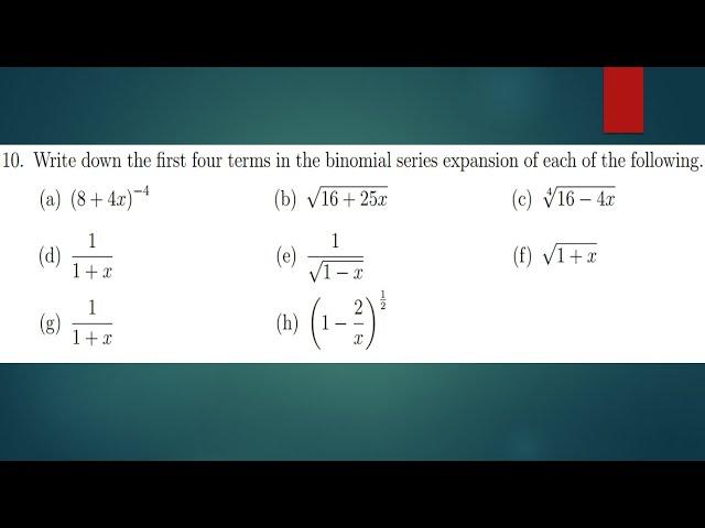 The Binomial Extension {Fraction powers and Negative Powers}