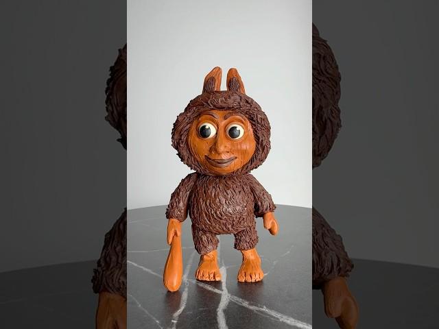 I made Tung Tung Sahur but he’s a Labubu#plasticinerelax #clay #labubu #tungtungtungsahur