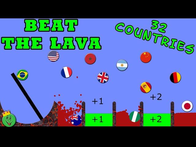 Beat the Lava Marble Race Tournament  / Marble Race King