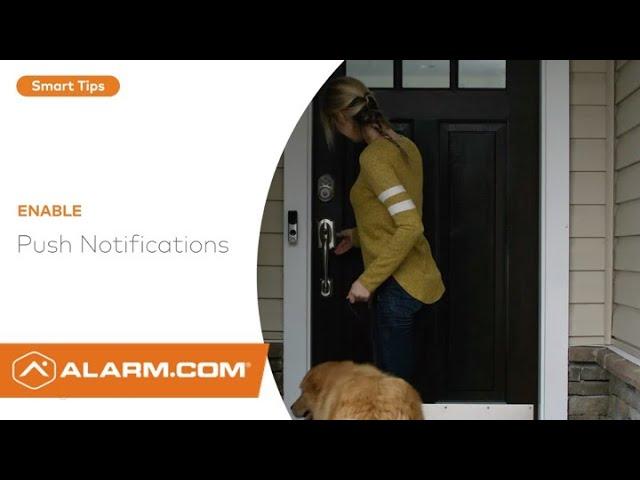 How to Enable Alarm.com Push Notifications for Your Phone