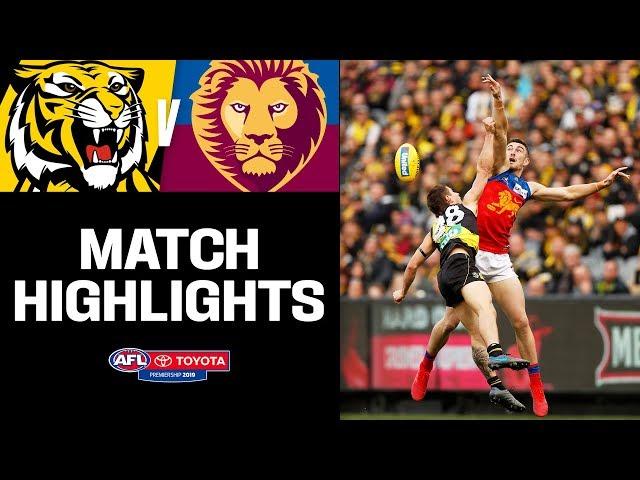 Richmond v Brisbane Highlights | Round 23, 2019 | AFL