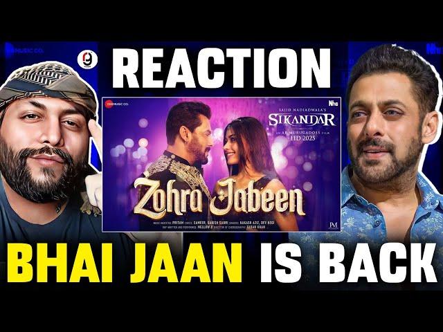 Zohra Jabeen - Song Teaser | Sikandar | Salman Khan, Rashmika Mandanna | REACTION BY RG #reaction