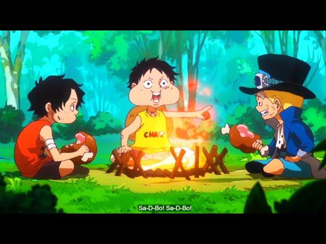 Sabo Asks Luffy & Ace Why You Both Have ''D’’ in Your Name  4K English sub