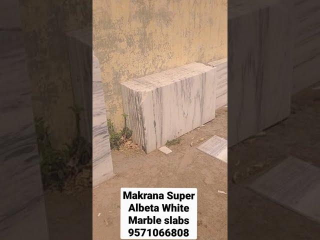 Makrana Super Albeta White Marble Slabs | Mob. 9571066808 #Shorts