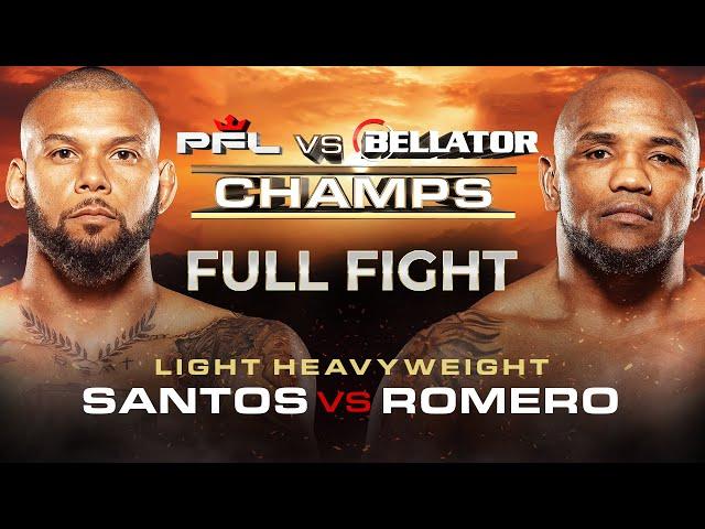 Yoel Romero vs Thiago Santos | PFL vs Bellator | Full Fight