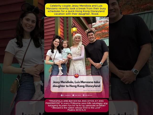 Jessy Mendiola and Luis Manzano recently took a break for a quick Hong Kong Disneyland vacation