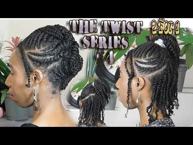 THE TWIST SERIES #4 / 2 FOR 1 FLAT TWIST & TWO STRAND TWIST STYLE /  PROTECTIVE STYLE /