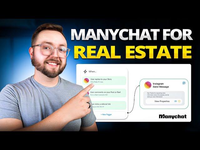 FULL Manychat Tutorial for Real Estate (With Chatbot Templates)