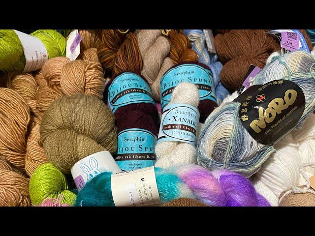 Thrift Store Yarn Score! HUGE #yarnhaul