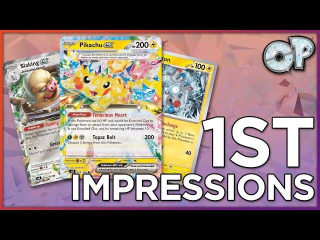 Pikachu ex and Mangeton are CRAZY! Early Supercharge Breaker First Impressions!