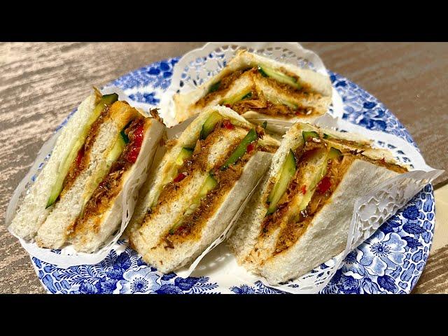 CARA BUAT SANDWICH MACKEREL MUDAH DAN SEDAP