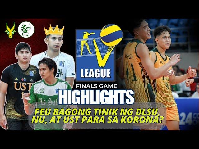 DLSU VS FEU - Finals Game Highlights | VLeague Collegiate Conference 2024