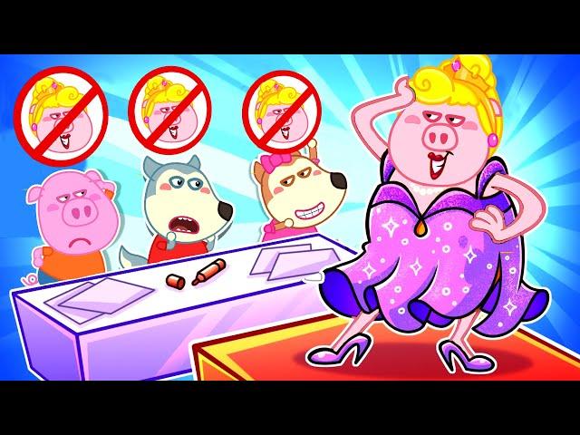 Oh No! Everyone Doesn't Like Princess Nancy! | Cartoons for Kids | @mommywolf