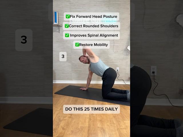 4 Simple Exercises to Fix Forward Head Posture & Rounded Shoulders
