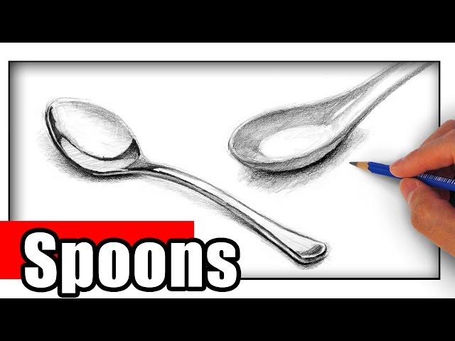 How to Draw a Spoon Easy - It's Important