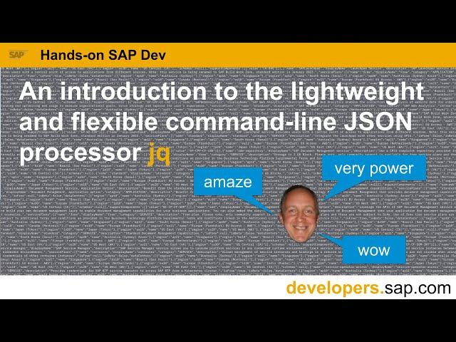 An introduction to the lightweight and flexible command-line JSON processor jq