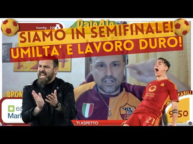 SIAMO IN SEMIFINALE! UMILTA' E LAVORO DURO!