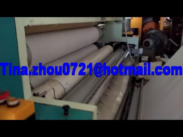 Jumbo roll and kitchen towel machine with lamination