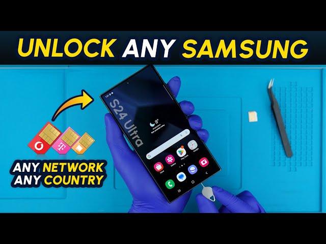 Unlock ANY Samsung Galaxy S24 (Ultra) from ANY Carrier | Galaxy S24, S23, S22 & More