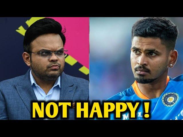 BCCI not Happy With Shreyas Iyer Performance