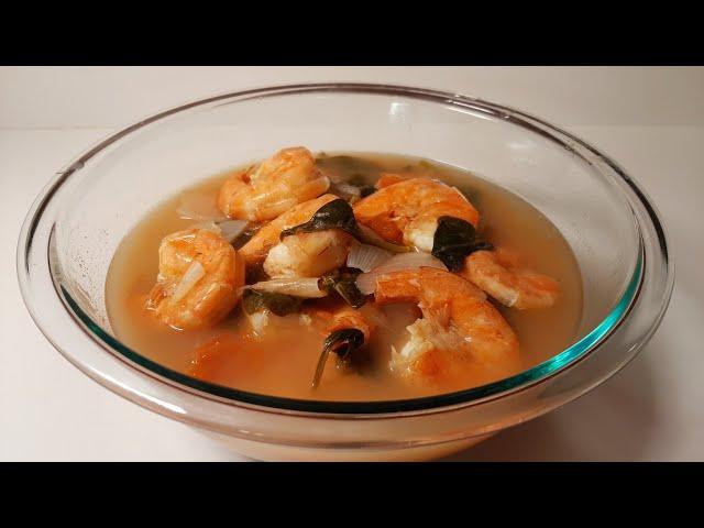 Sinigang na Hipon / Shrimp in Tamarind soup base Recipe