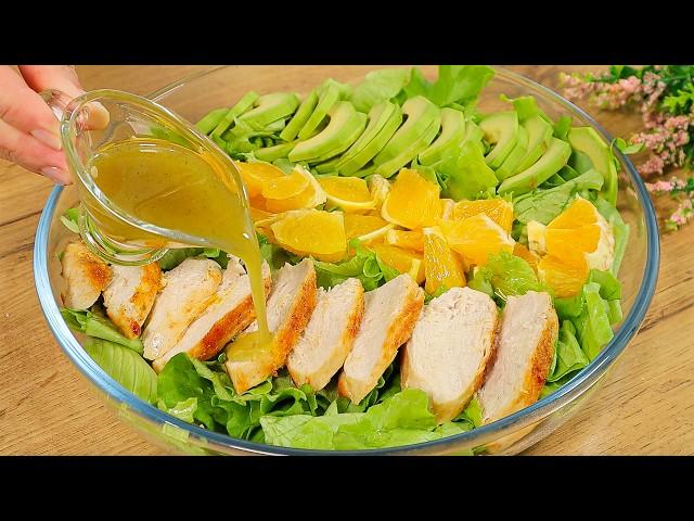 3 ingredient salad with avocado that will help you lose weight quickly!