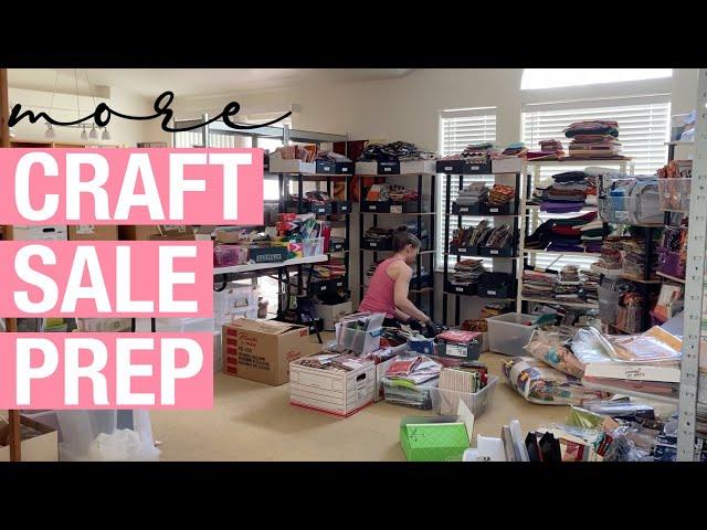 Day 31 - Answering Your Questions | More Prepping for the Craft Sale | Hoarder House Clean Out