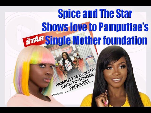 Spice and The Star shows love to Pamputtae's Single mother foundation