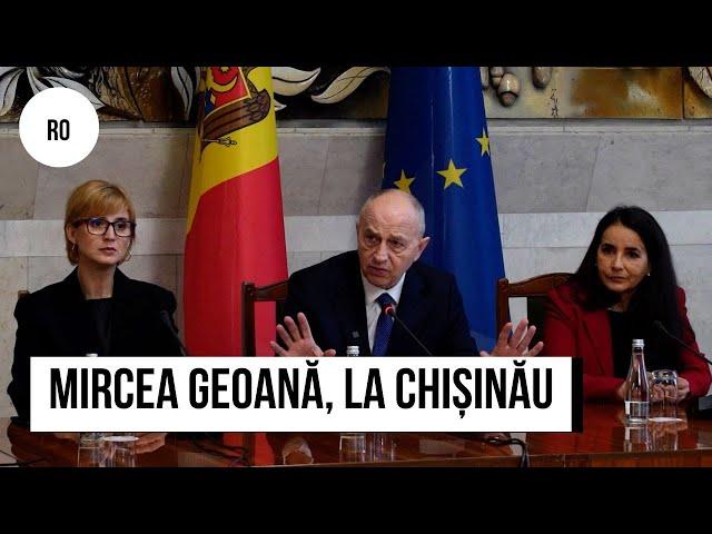 Mircea Geoană, la Chișinău: redobândirea cetățeniei române trebuie înlesnită