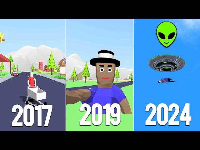 Evolution of Jack In Dude Theft Wars 2017 - 2024 !!! 