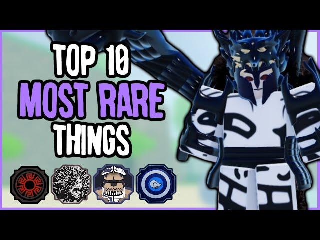 Top 10 MOST RARE Items in Shinobi Life 2 | Shindo Life Tier List