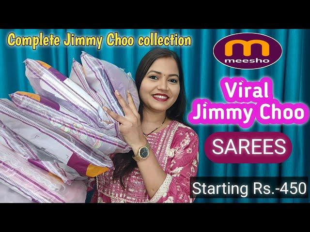 *Huge* Meesho Jimmy Choo Saree Collection | Meesho Trending Sarees | Adhira