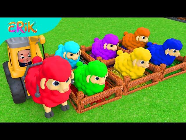 Learn colors with Baa Baa Black Sheep | BluLoo Nursery Rhymes & Kids Songs