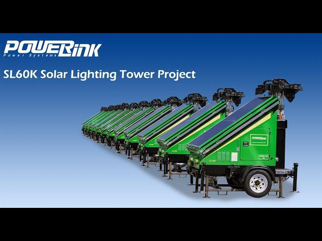 SL60K Solar Lighting Tower Project