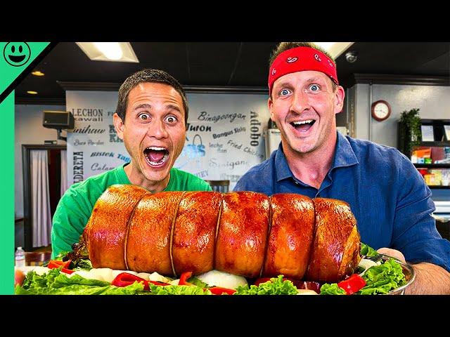 $1 USA STREET FOOD!! Eating LA’s FILIPINO TOWN!! (w/ Mark Wiens)