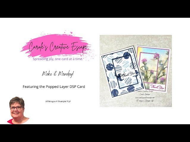 Make It Monday! - Layered Designer Series Paper Cards