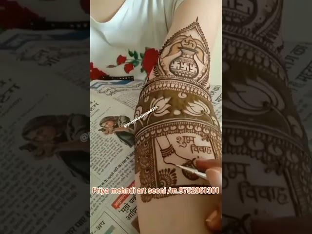 New Mehndi Design 2022 | Priya Mehndi Art | #short #shorts