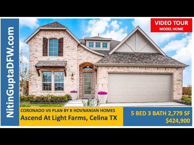 Light Farms Celina TX  | K Hovnanian Homes | Coronado Plan | Celina Homes For Sale