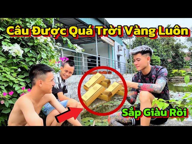 Kiên Chổi Cùng BemBem Đi Câu Cá Nhưng Câu Được Cả V.À.N.G|| Thành Đại Gia Rồi