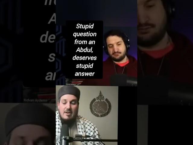 Amazing question from a muslim #islam #foryou #viralshorts #allah #dawah #exmuslim #debate #god