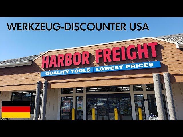 Einkauf bei einem Werkzeug-Discounter in Kalifornien/USA