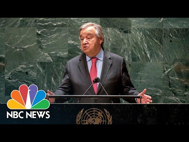 U.N. Chief: Russia To Blame For ‘Most Serious Global Peace And Security Crisis In Recent Years’