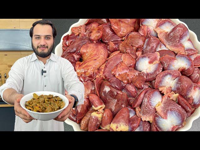 Master the art of making Pota Kaleji | 2 Kg Pota Kaleji Recipe | Chicken Gizzard Liver Recipe