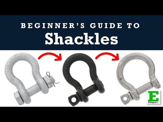 Beginner's Guide to Rigging Shackles - Types, Coatings, and Materials