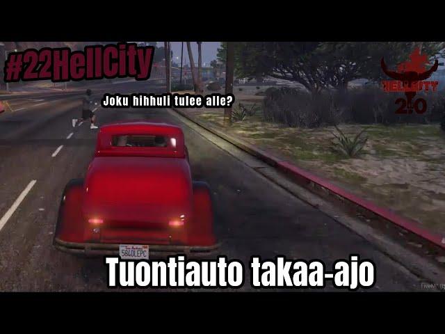 #22 Tunotiauto takaa-ajo!  | HellCityrp 2.0  #hellcity #hellcityrp